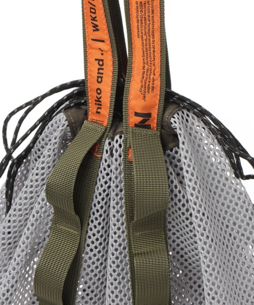 WEEKEND(ER)（ウィークエンダー）の「【WEEKEND(ER)&co.(ウィークエンダー)】メッシュトートバッグ（トートバッグ・レディース・グレー/ブラック・0）」の12枚目の写真