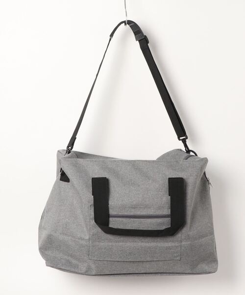 VitaFelice（ヴィータフェリーチェ）の「撥水2wayビッグボストンバッグ トートバッグ（ボストンバッグ・レディース・ベージュ/ブラック/グレー・FREE）」の6枚目の写真