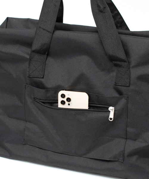 VitaFelice（ヴィータフェリーチェ）の「撥水2wayビッグボストンバッグ トートバッグ（ボストンバッグ・レディース・ベージュ/ブラック/グレー・FREE）」の13枚目の写真