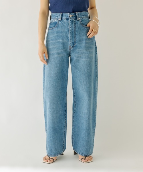 mystic（ミスティック）の「ハイウエストデニムパンツ（デニムパンツ・レディース・ネイビー/ブルー・1/2）」の10枚目の写真