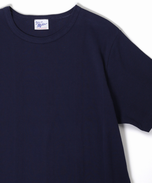 MILLER(ミラー)の「【MILLER / ミラー】Panel ボーダー半袖Tシャツ(Tシャツ/カットソー・メンズ・グレー/ホワイト/ネイビー/ブラック/コバルトブルー/ブラック系その他/チャコールグレー・X-LARGE/LARGE)」の6枚目の写真