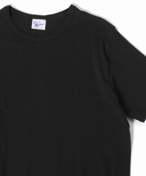 MILLER(ミラー)の「【MILLER / ミラー】Panel ボーダー半袖Tシャツ(Tシャツ/カットソー・メンズ・グレー/ホワイト/ネイビー/ブラック/コバルトブルー/ブラック系その他/チャコールグレー・X-LARGE/LARGE)」の2枚目の写真