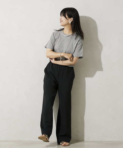 MILLER(ミラー)の「【MILLER / ミラー】Panel ボーダー半袖Tシャツ(Tシャツ/カットソー・メンズ・グレー/ホワイト/ネイビー/ブラック/コバルトブルー/ブラック系その他/チャコールグレー・X-LARGE/LARGE)」の8枚目の写真