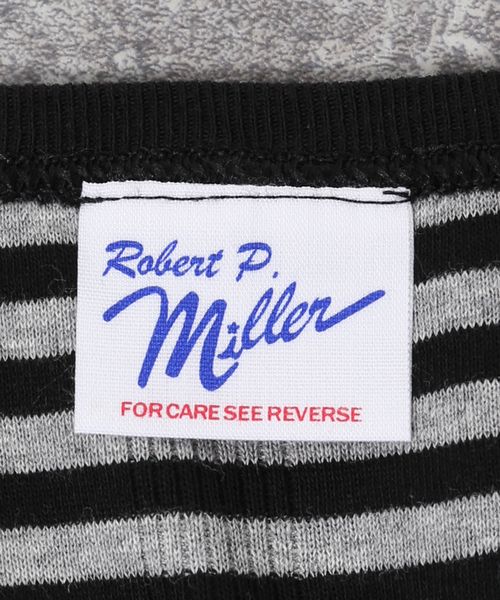 MILLER(ミラー)の「【MILLER / ミラー】Panel ボーダー半袖Tシャツ(Tシャツ/カットソー・メンズ・グレー/ホワイト/ネイビー/ブラック/コバルトブルー/ブラック系その他/チャコールグレー・X-LARGE/LARGE)」の20枚目の写真