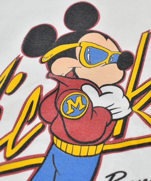 OLDMICKEY （オールドミッキー）の「【ヴィンテージ古着】MICKEY / ミッキー プリントＴシャツ（Tシャツ/カットソー・メンズ・ホワイト・LARGE）」の4枚目の写真