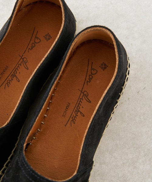 Lui's(ルイス)の「【Don Quichosse / ドン キューショス】 エスパドリーユ(モカシン/デッキシューズ・メンズ・ブラック・41/42/43)」の7枚目の写真