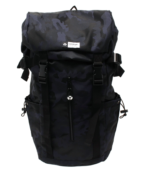 VENCEEXCHANGE(ヴァンスエクスチェンジ)の「YAKPAヤックパックジャガードフラップリュック (バックパック/リュック・メンズ・ブラック/スカイブルー・FREE)」の2枚目の写真