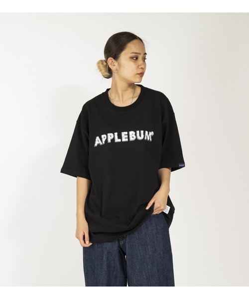 APPLEBUM（アップルバム）の「"Bling Bling Logo" T-shirt（Tシャツ/カットソー・メンズ・ホワイト/ブラック・MEDIUM/LARGE/X-LARGE/XX-LARGE）」の5枚目の写真