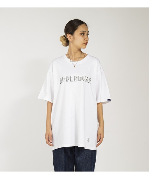 APPLEBUM（アップルバム）の「"Bling Bling Logo" T-shirt（Tシャツ/カットソー・メンズ・ホワイト/ブラック・MEDIUM/LARGE/X-LARGE/XX-LARGE）」の10枚目の写真