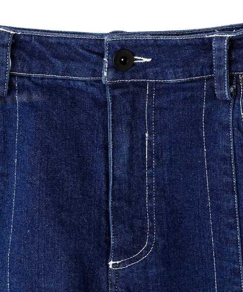 AULA AILA（アウラアイラ）の「AULA AILA/アウラアイラ/FRINGE DENIM PANTS（デニムパンツ・レディース・ブルー・1）」の12枚目の写真