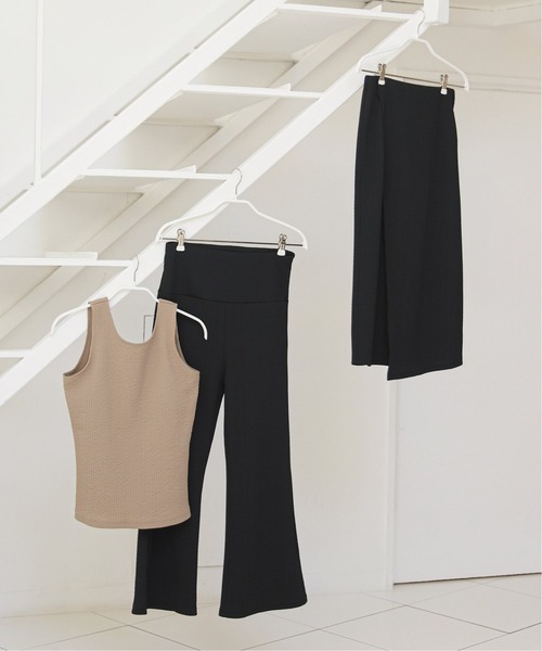 FRAMeWORK(フレームワーク)の「【EMILY WEEK×FRAMeWORK】Jerseyパンツ(その他パンツ・レディース・ブラック/ブラック系その他/ベージュ系その他・38/36)」の4枚目の写真