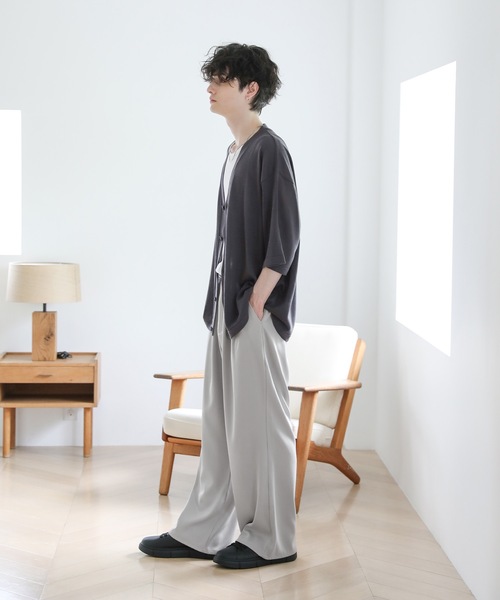 セール】半袖サマーニットルーズカーディガン（カーディガン/ボレロ