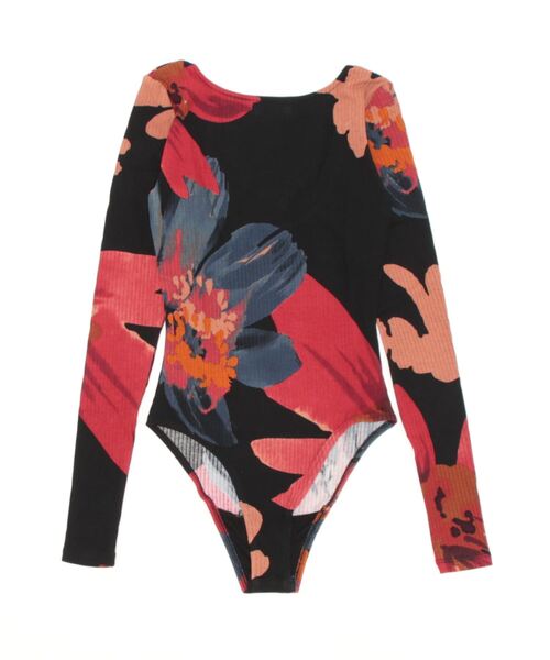 Desigual（デシグアル）の「花柄 スリムボディスーツ（その他トップス・レディース・ブラック・L/M/S/XL/XS）」の2枚目の写真