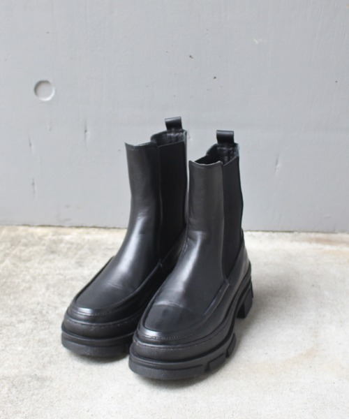 REMME（レメ）の「REMME(レメ) サイドゴアブーツ（ブーツ・レディース・ブラック・36/37/38）」の4枚目の写真