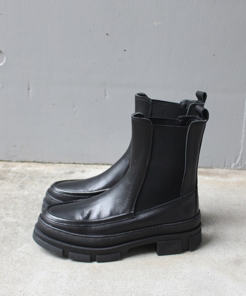 REMME（レメ）の「REMME(レメ) サイドゴアブーツ（ブーツ・レディース・ブラック・36/37/38）」の5枚目の写真