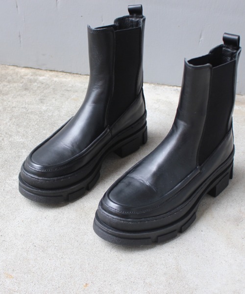 REMME（レメ）の「REMME(レメ) サイドゴアブーツ（ブーツ・レディース・ブラック・36/37/38）」の7枚目の写真