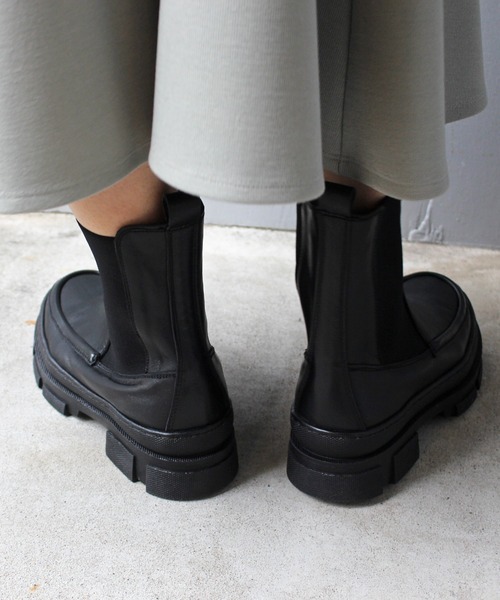 REMME（レメ）の「REMME(レメ) サイドゴアブーツ（ブーツ・レディース・ブラック・36/37/38）」の10枚目の写真