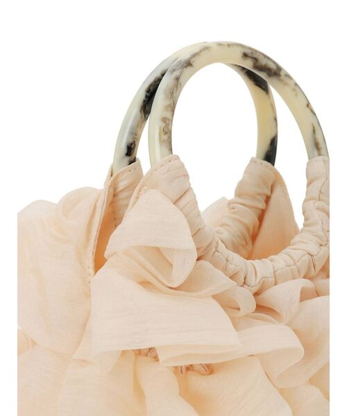 merry jenny（メリージェニー）の「オーガンジーティアードbag（ハンドバッグ・レディース・アイボリー/ブラック/グリーン・FREE）」の15枚目の写真