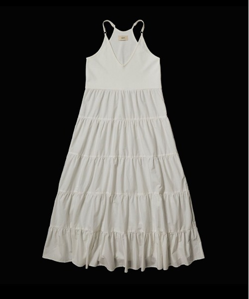 papier（パピエ）の「papier/パピエ/Rib frill onepiece/フリルワンピース（ワンピース・レディース・ホワイト/ブラック/ラベンダー・FREE）」の13枚目の写真