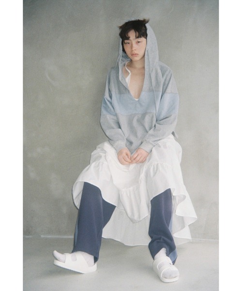 papier（パピエ）の「papier/パピエ/Rib frill onepiece/フリルワンピース（ワンピース・レディース・ホワイト/ブラック/ラベンダー・FREE）」の17枚目の写真