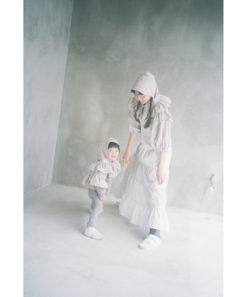 papier（パピエ）の「papier/パピエ/Rib frill onepiece/フリルワンピース（ワンピース・レディース・ホワイト/ブラック/ラベンダー・FREE）」の18枚目の写真