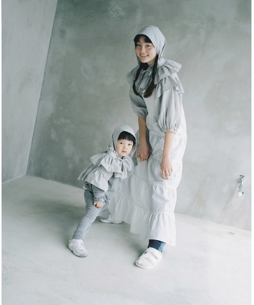 papier（パピエ）の「papier/パピエ/Rib frill onepiece/フリルワンピース（ワンピース・レディース・ホワイト/ブラック/ラベンダー・FREE）」の21枚目の写真