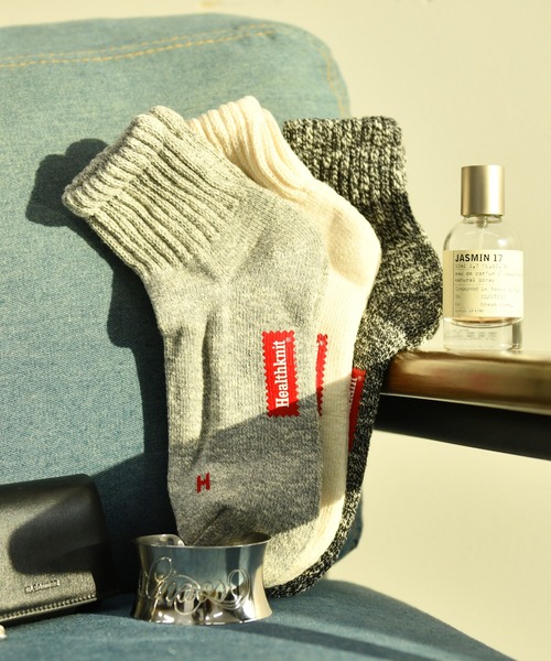 Healthknit(ヘルスニット)の「『Healthknit/ヘルスニット』3パックミドルソックス 3点セット(ソックス/靴下・メンズ・C/B/F/D/A/E/L/M/J/N/K/H/G/I/O/Q/P/S/T/U/V/W/R/Z/Y/X/その他4/その他1/その他2/その他3・M/S/FREE)」の6枚目の写真