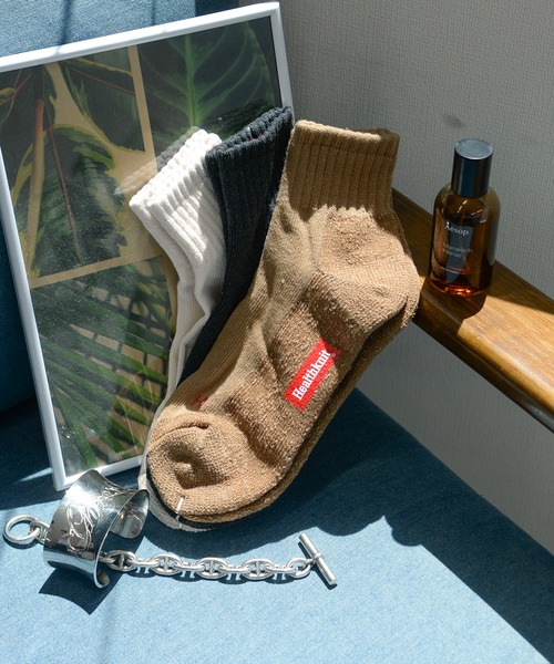 Healthknit(ヘルスニット)の「『Healthknit/ヘルスニット』3パックミドルソックス 3点セット(ソックス/靴下・メンズ・C/B/F/D/A/E/L/M/J/N/K/H/G/I/O/Q/P/S/T/U/V/W/R/Z/Y/X/その他4/その他1/その他2/その他3・M/S/FREE)」の13枚目の写真