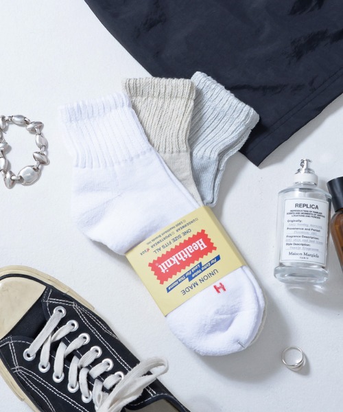 Healthknit(ヘルスニット)の「『Healthknit/ヘルスニット』3パックミドルソックス 3点セット(ソックス/靴下・メンズ・C/B/F/D/A/E/L/M/J/N/K/H/G/I/O/Q/P/S/T/U/V/W/R/Z/Y/X/その他4/その他1/その他2/その他3・M/S/FREE)」の22枚目の写真