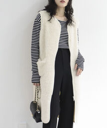 COLD BREAKER | 【WEB限定】【別注】【COLD BREAKER/コールドブレーカー】ボアロングジレベスト(ブルゾン)