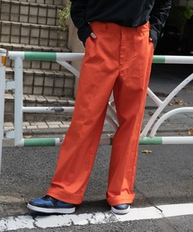 【DICKIES/ディッキーズ】ストレッチ ツイルワイドパンツ ハイウエスト