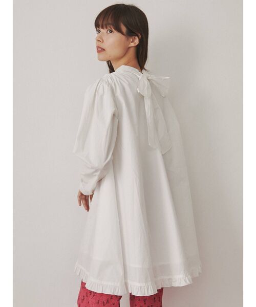 merry jenny（メリージェニー）の「バックリボンフレアミニワンピース