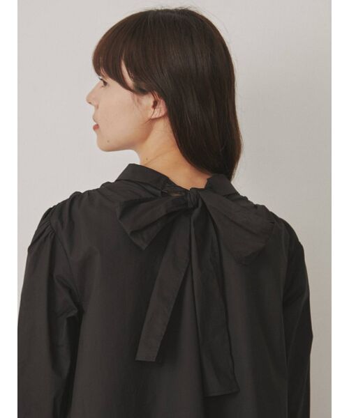 merry jenny（メリージェニー）の「バックリボンフレアミニワンピース（ワンピース・レディース・ブラック/オフホワイト・FREE）」の14枚目の写真