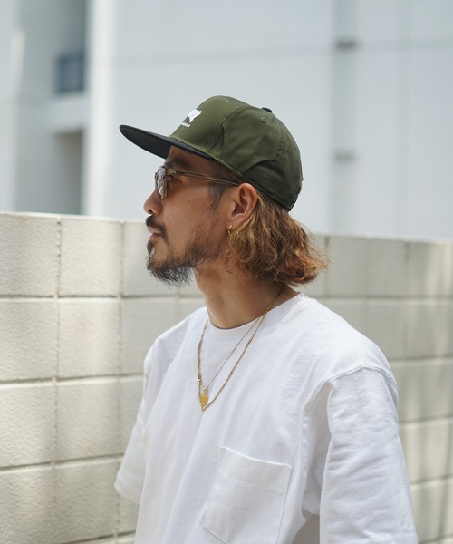 THRASHER（スラッシャー）の「MAG LOGO TWILL FLAT CAP/スラッシャー帽子(キャップ）（キャップ・メンズ・ブラック/アイボリー/カーキ/ベージュ・FREE）」の12枚目の写真