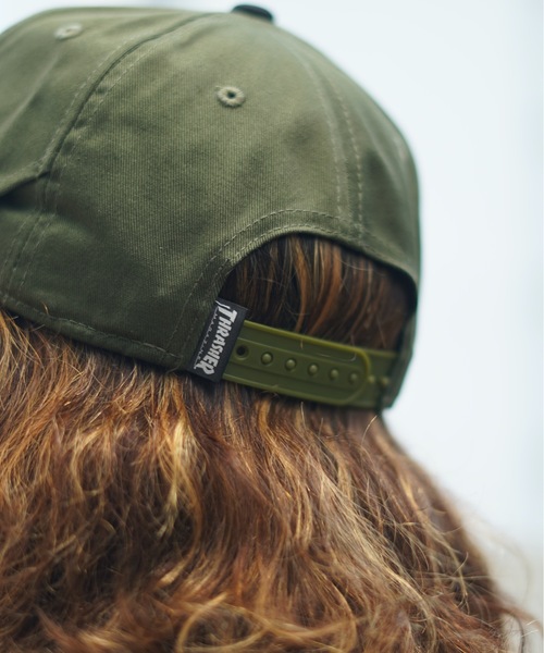 THRASHER（スラッシャー）の「MAG LOGO TWILL FLAT CAP/スラッシャー帽子(キャップ）（キャップ・メンズ・ブラック/アイボリー/カーキ/ベージュ・FREE）」の10枚目の写真