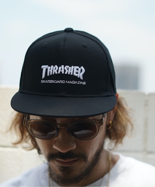 THRASHER（スラッシャー）の「MAG LOGO TWILL FLAT CAP/スラッシャー帽子(キャップ）（キャップ・メンズ・ブラック/アイボリー/カーキ/ベージュ・FREE）」の19枚目の写真