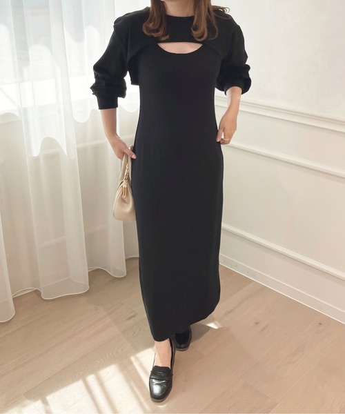 セール】フロントオープンロングワンピース【ZOZOTOWN限定アイテム