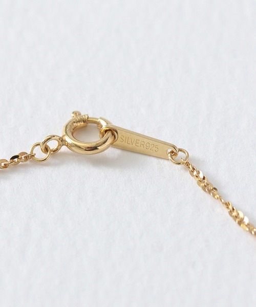 NOIR DE POUPEE(ノワールドプーペ)の「silver925 キラチェーン ネックレス (ニッケルフリー)(ネックレス・レディース・シルバー/ゴールド・FREE)」の4枚目の写真