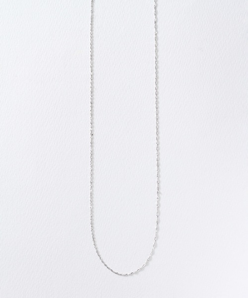NOIR DE POUPEE(ノワールドプーペ)の「silver925 キラチェーン ネックレス (ニッケルフリー)(ネックレス・レディース・シルバー/ゴールド・FREE)」の10枚目の写真