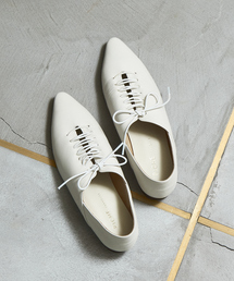 PICHE ABAHOUSE | ポインテッドトゥレースアップバブーシュ(パンプス)