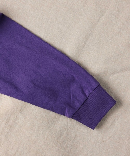 CAMP7（キャンプセブン）の「【CAMP7】スリーブプリントロンＴ（Tシャツ/カットソー・メンズ・ホワイト/パープル/ブラック・XL/L/M/S）」の10枚目の写真