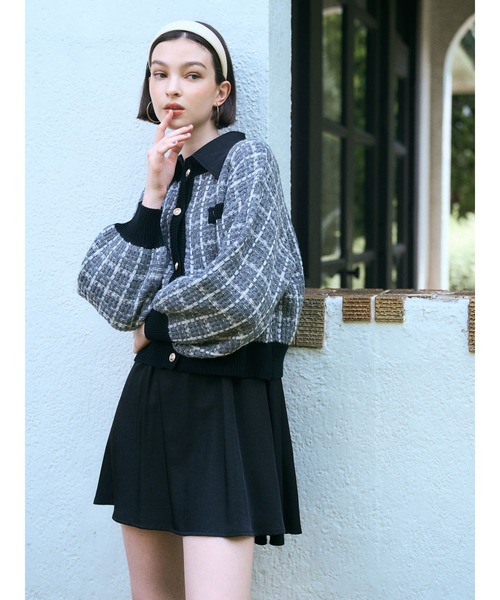 DURAS（デュラス）の「ベルト付きシャツワンピース（ワンピース・レディース・ホワイト/ブラック・FREE）」の9枚目の写真