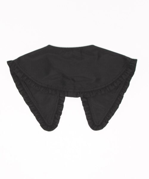 GANNI(ガニー)の「GANNI Taffeta Frill Collar F7200(付け襟・レディース・ブラック・ONE SIZE)」の7枚目の写真