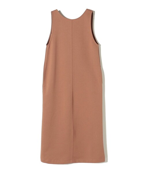 SHIPS Days（シップスデイズ）の「SHIPS Days:〈手洗い可能〉ダンボールクルーネックワンピース（ワンピース・レディース・キャメル/ダークグレー/オレンジ・ONE SIZE）」の2枚目の写真