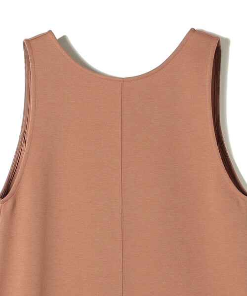 SHIPS Days（シップスデイズ）の「SHIPS Days:〈手洗い可能〉ダンボールクルーネックワンピース（ワンピース・レディース・キャメル/ダークグレー/オレンジ・ONE SIZE）」の6枚目の写真