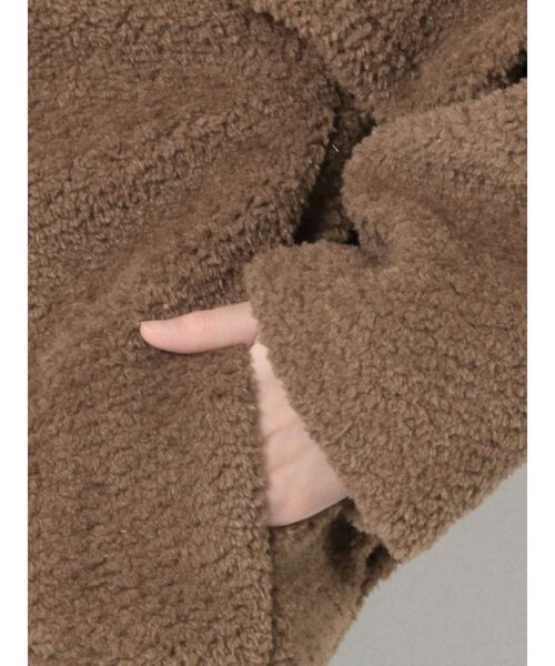 LAGUNAMOON（ラグナムーン）の「セーラーカラーファーブルゾン（ブルゾン・レディース・ブラック/ダークオレンジ/ブラウン・FREE）」の9枚目の写真