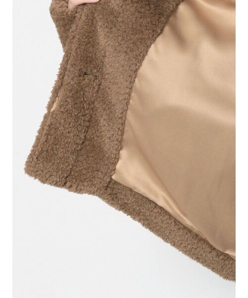 LAGUNAMOON（ラグナムーン）の「セーラーカラーファーブルゾン（ブルゾン・レディース・ブラック/ダークオレンジ/ブラウン・FREE）」の4枚目の写真