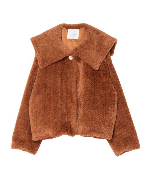 LAGUNAMOON（ラグナムーン）の「セーラーカラーファーブルゾン（ブルゾン・レディース・ブラック/ダークオレンジ/ブラウン・FREE）」の12枚目の写真