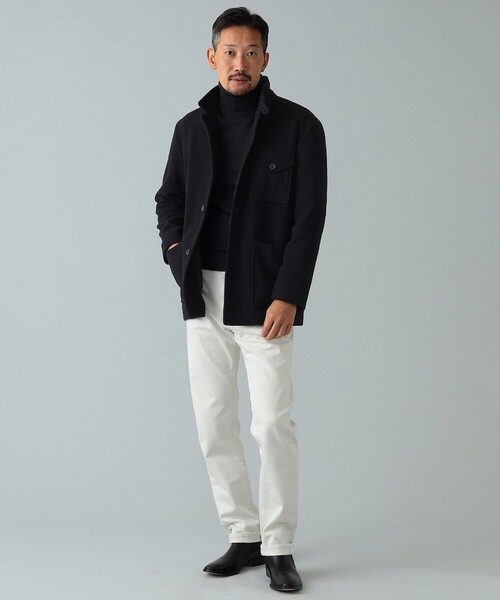 BRILLA per il gusto（ブリッラペルイルグースト）の「Brilla per il gusto / フリース カバーオール ジャケット（カバーオール・メンズ・ブラック/ブラウン・XS/S/M）」の4枚目の写真