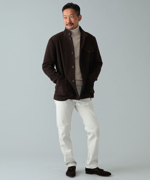 BRILLA per il gusto（ブリッラペルイルグースト）の「Brilla per il gusto / フリース カバーオール ジャケット（カバーオール・メンズ・ブラック/ブラウン・XS/S/M）」の7枚目の写真